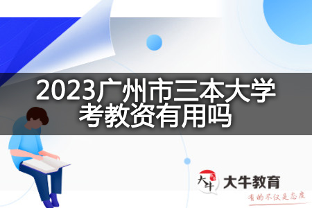 2023广州市三本大学考教资