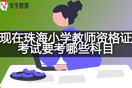 现在珠海小学教师资格证考试