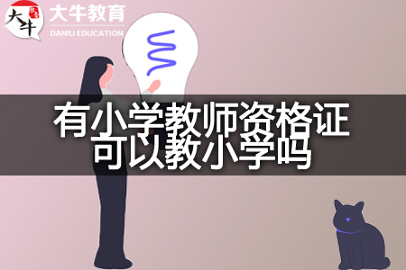 有小学教师资格证教小学