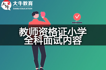 教师资格证小学全科