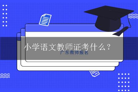 小学语文教师证考试