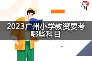 2023广州小学教资要考哪些科目？