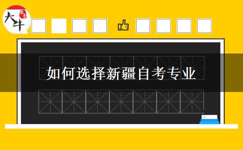 如何选择新疆自考专业