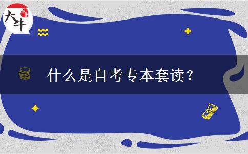 什么是自考专本套读？