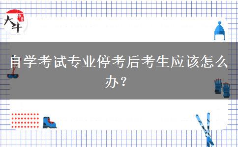 自学考试专业停考后考生应该怎么办？