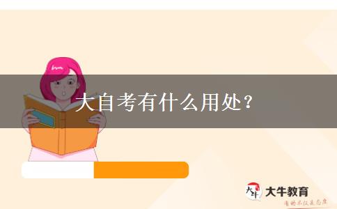 大自考有什么用处？