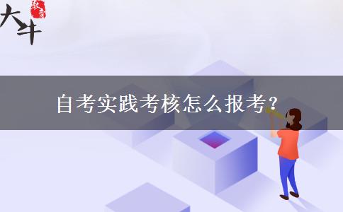 自考实践考核怎么报考？