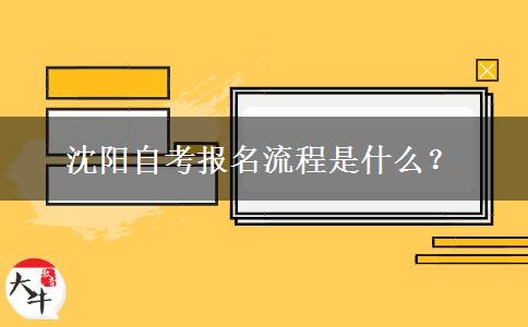 沈阳自考报名流程是什么？