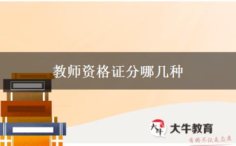 教师资格证分哪几种