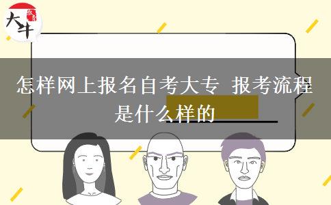怎样网上报名自考大专 报考流程是什么样的