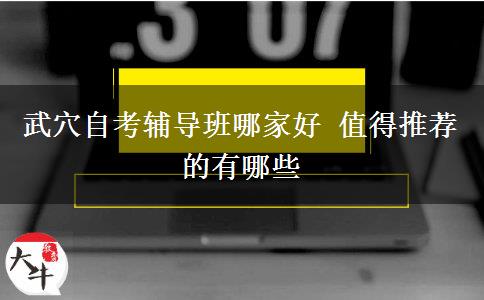 武穴自考辅导班哪家好 值得推荐的有哪些