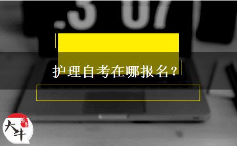 护理自考在哪报名？