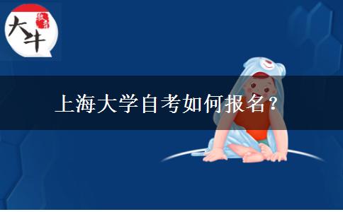 上海大学自考如何报名？